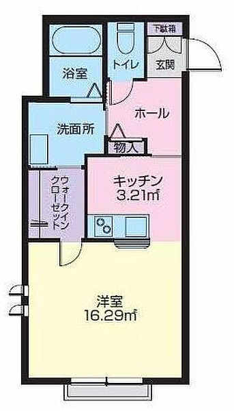 山形県山形市小白川町1丁目(賃貸アパート1R・2階・35.65㎡)の写真 その3