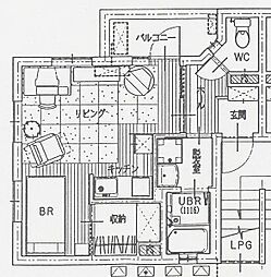 間取図画像 ワンルーム
