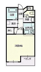 JR山形新幹線 山形駅 バス12分 大学病院口下車 徒歩1分の賃貸マンション 5階1Kの間取り