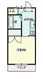 間取図画像 1K