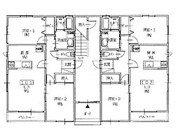シャルムヴィーノA 2LDKの間取図画像