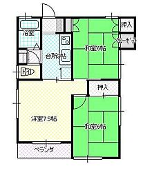 アーバン60 3Kの間取図画像