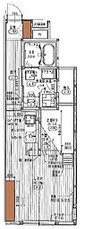 山形市東青田2丁目アパート ワンルームの間取図画像