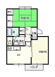 エピナールB 2Kの間取図画像