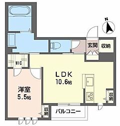 芙岳館 1LDKの間取図画像