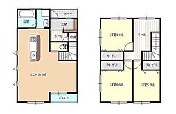 ミラベルテ B棟 3LDKの間取図画像