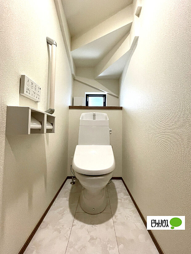 嬉しい温水暖房便座のトイレです