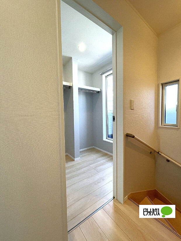 ウォークインクローゼットです