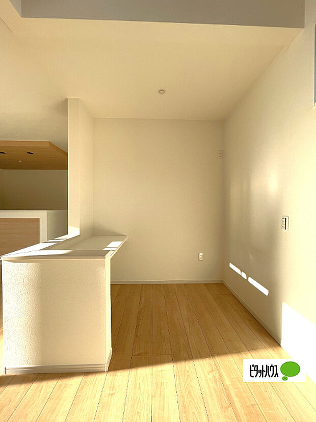 明るく開放的なリビングです