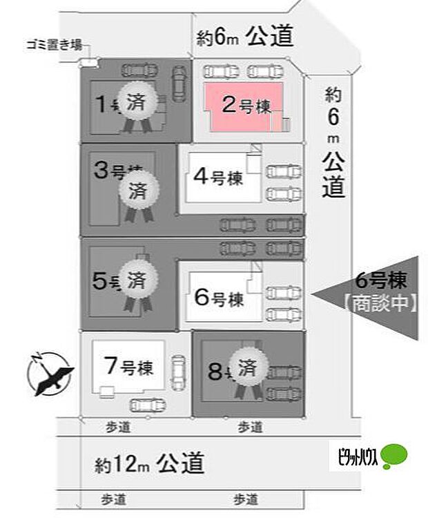 区画図です