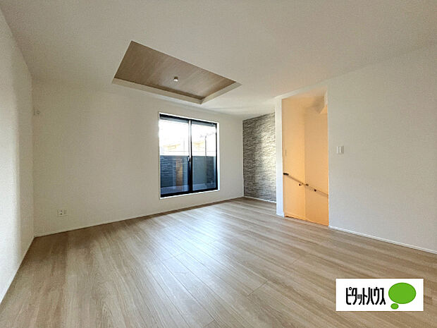 明るく開放的なリビングです