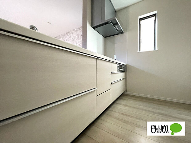 人気の対面式システムキッチンです