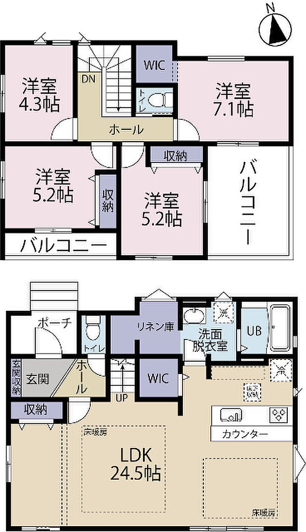 間取図です