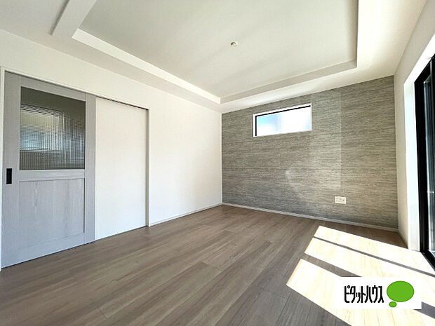 明るく開放的なリビングです