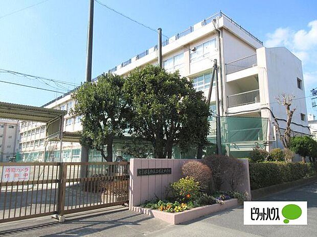 中学校「葛飾区立水元中学校まで282m」