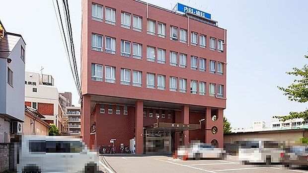 病院「嬉泉病院まで1491m」