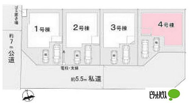 区画図です