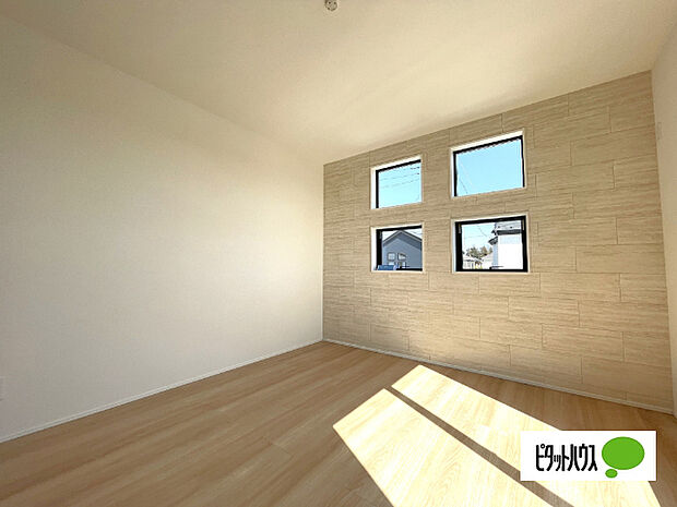 明るい洋室です