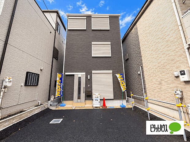 建物完成しました、いつでもご見学は可能です