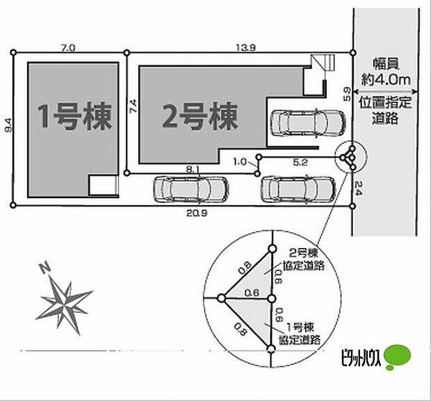 区画図です