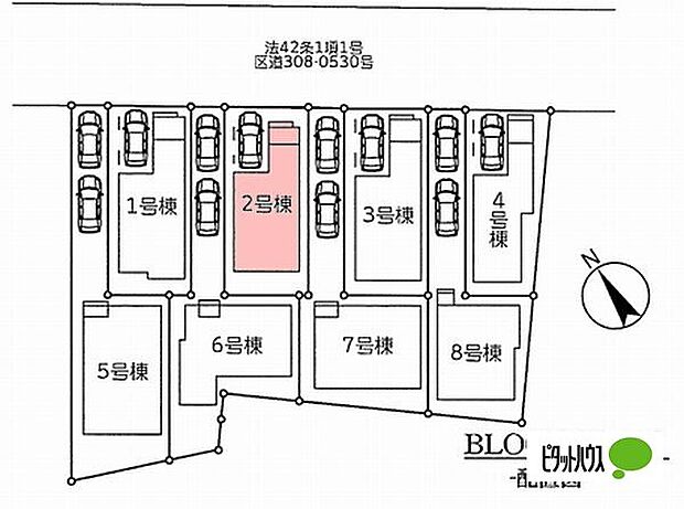 区画図です