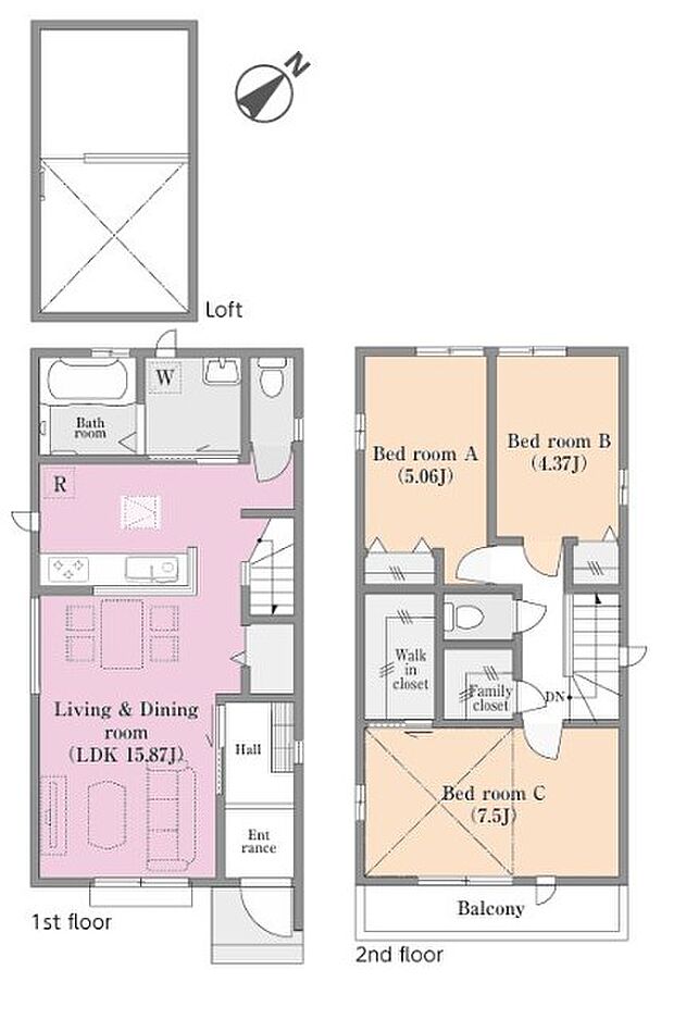 間取り図です