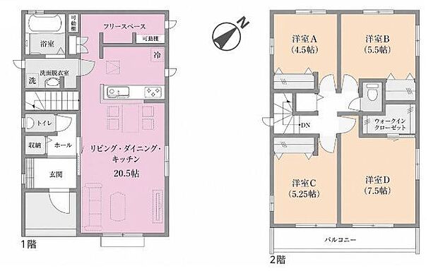 間取り図です