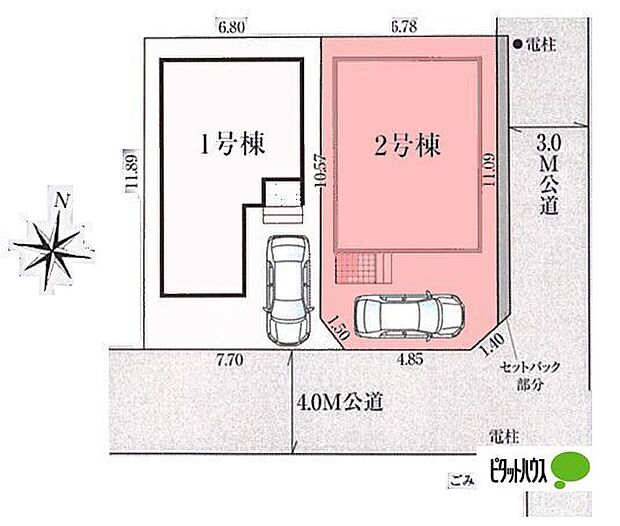 区画図です