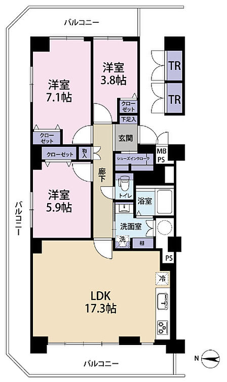 間取り図です