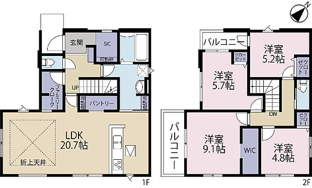 間取り図です