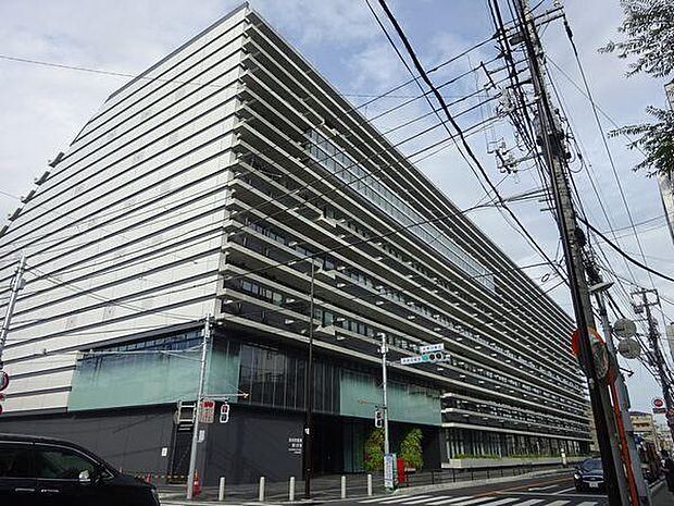 役所「市川市役所まで1604m」