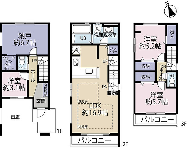 間取り図です