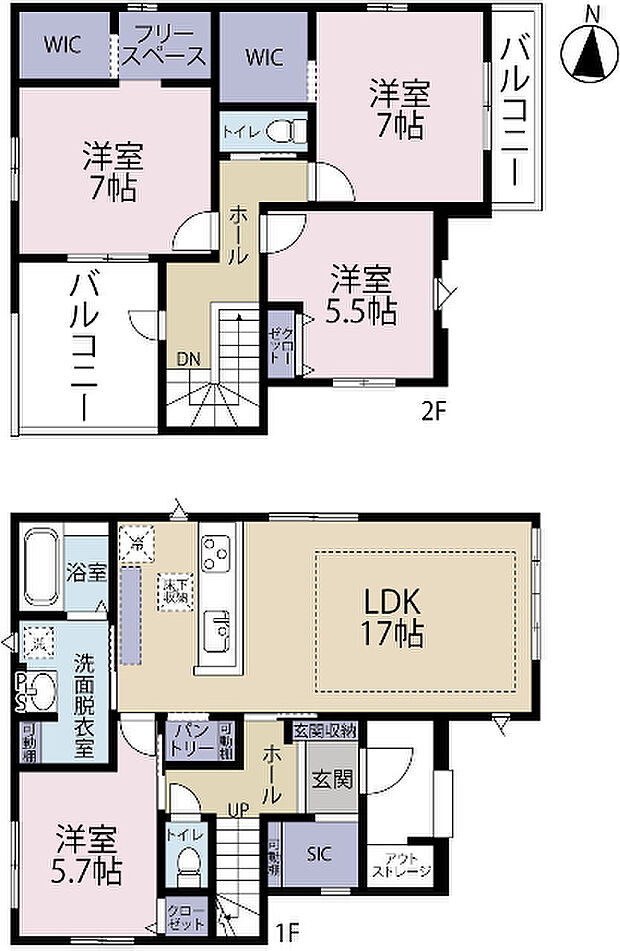 間取り図です