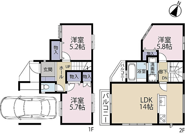 間取り図です