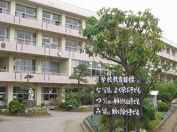 小学校「船橋市立夏見台小学校まで736m」