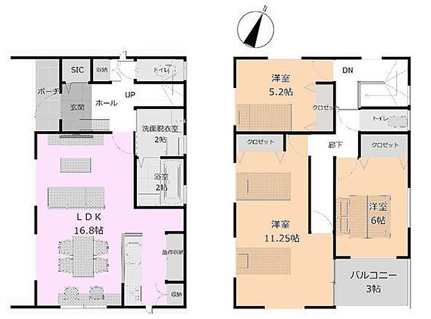 間取り図です