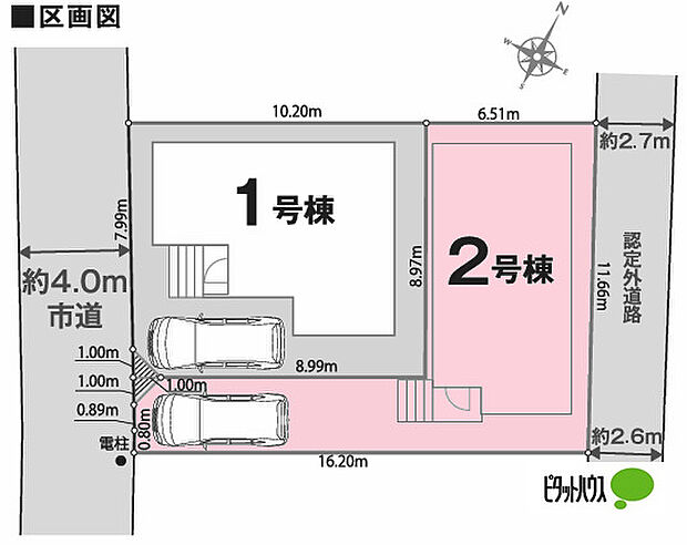 区画図です