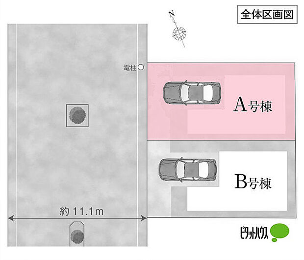 区画図です