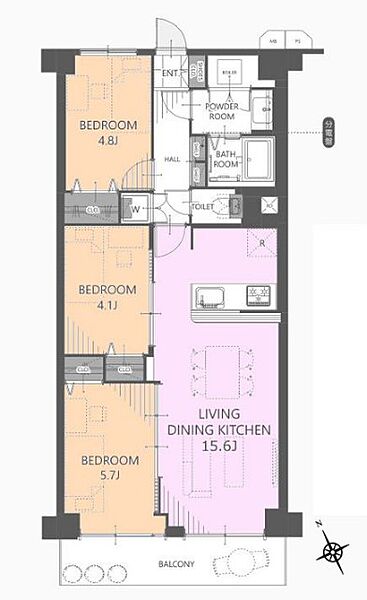 間取り図です