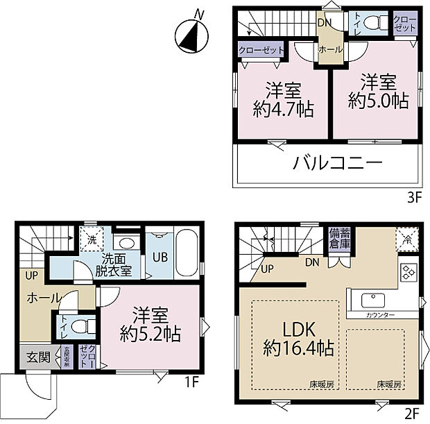 間取り図です