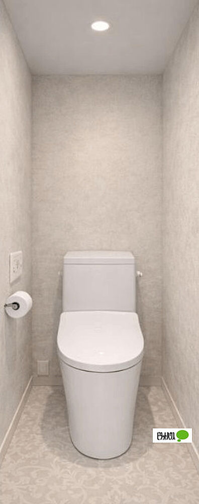 嬉しい温水洗浄便座付きトイレです