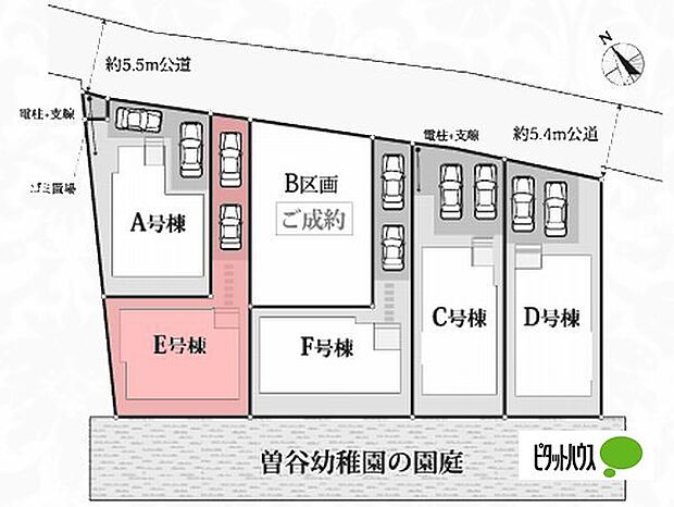 区画図です