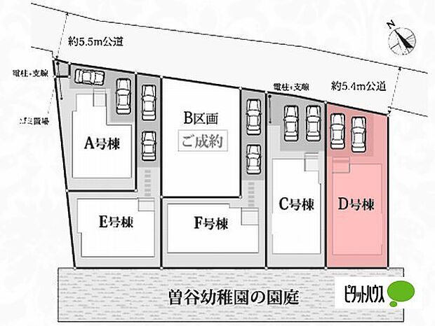 区画図です