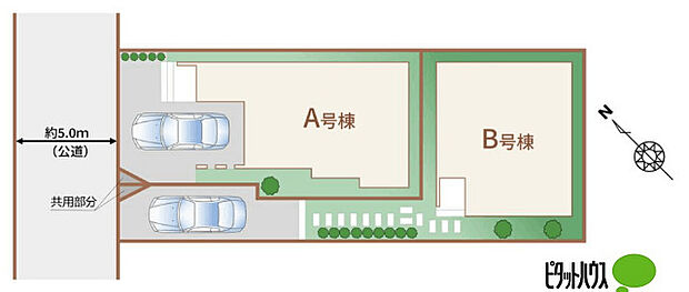 区画図です