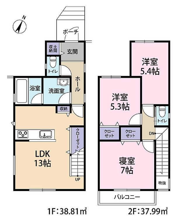間取り図です