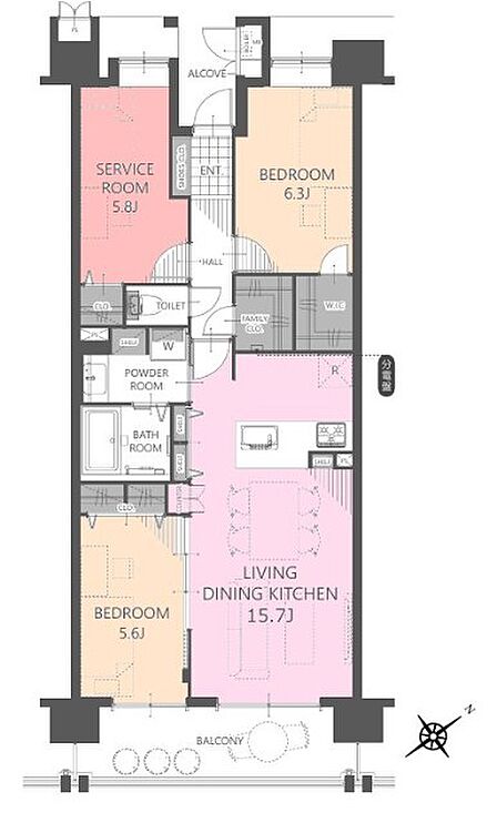間取り図です