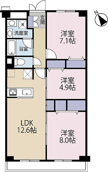 間取り図です