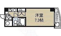 サンリヴァーメゾン 1Kの間取図画像