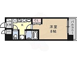 グレイス上前津 10階1Kの間取り