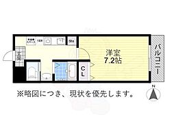 A・City中川 1階1Kの間取り